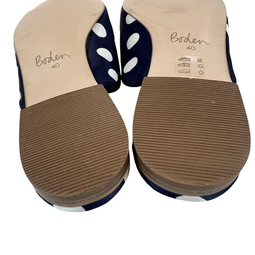 Boden Polka Dot Pointed Toe Slip On Flats - Picture 10 of 12